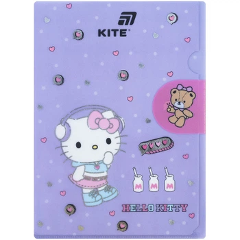 Папка – уголок Kite с клапаном A4 Hello Kitty- 5 (HK25-248-5)