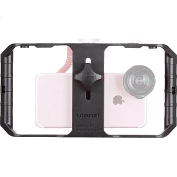 Ulanzi U-Rig Pro Двуручная клетка для камеры телефона Apple и Huawei, универсальное приспособление для горизонтальной и вертикальной съемки, фотосъемки, видеоблогов, прямых трансляций и подставка для телефона.