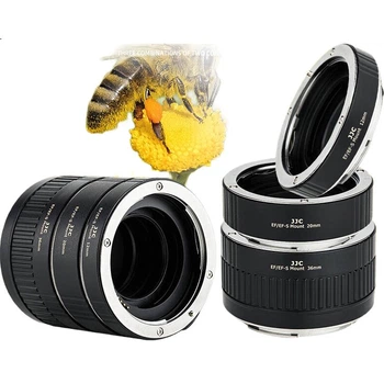 Макрокільця JJC подовжувальні для Canon EF 5D3/5D4/5DSR/6D2/7D2/60Da/80D/90D, 800D/850D
