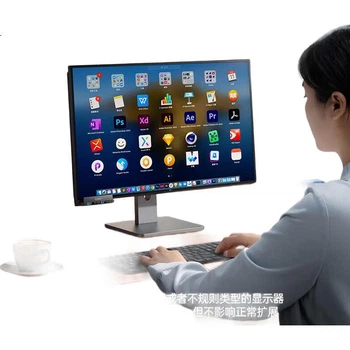 ORICO USB 3.0 Hub Splitter з алюмінієвого сплаву, адаптер-кліпса для MAC, Apple, ноутбуків, настільних комп'ютерів, моніторів, чорного кольору MH4PU