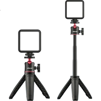 Комплект Ulanzi VL49 Fill Light + штатив MT-08, мини-светодиодный софтбокс для фотосъемки на смартфон, аксессуар для горячего башмака зеркальных фотокамер, подсветка для селфи.