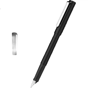 Ручка перьевая Schneider BK406 с пером F для школьников и взрослых, черная, 161811H