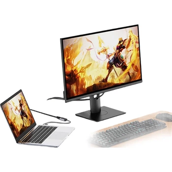 Карта видеозахвата SAMZHE HDMI, вход 4K, совместима со Switch, PS5, NS, смартфонами, камерами, планшетами и ноутбуками, два выхода USB/Type-C