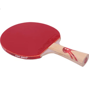 Ракетка для настольного тенниса DHS Kuangbiao серии Gold Medal Ma Long GM03, профессиональная, готовая, хват "перо", 1 шт