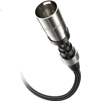 Аудіокабель KELEPU 3.5 мм — 2 XLR, 8 м