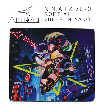Ігровий килим для миші Artisan Ninja FX Zero Soft XL Yako Edition 2000FUN
