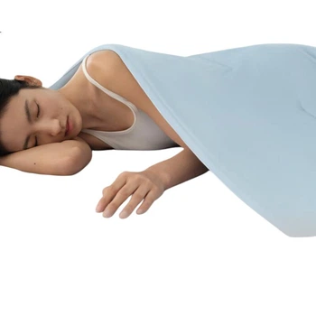 Ковдра Atour Planet Deep Sleep з контролем температури Summer Pro 3.0 з охолодженням, серцевиною та кондиціонером, яку можна прати в пральній машині, бамбукова, зелено-жовта, 2*2,3 м