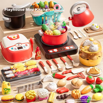 Набор игровой Xidiqui кухня с фруктами для нарезки для детей 3-6 лет