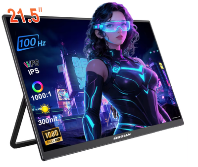 Портативний монітор Sibolan S3-215AC black 21.5' 1920x1080 100 Гц