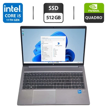 Мобильная рабочая станция HP ZBook Power 15 G8 / 15.6" (1920x1080) IPS / Intel Core i5-11500H (6 (12) ядер по 2.4 - 4.6 GHz) / 16 GB DDR4 / 512 GB SSD / nVidia Quadro T1200, 4 GB GDDR6, 128-bit / WebCam б/у