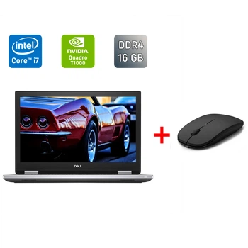 Мобильная рабочая станция Б-класс Dell Precision 7540/15.6" (1920x1080) IPS/Intel Core i7-9850H (6(12) ядер по 2.6 - 4.6 GHz) 128-bit / HDMI б/у + Подарок Беспроводная мышь / USB