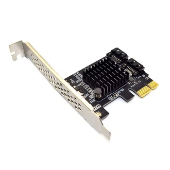 Плата расширения PCI-E SATA PCI Express X1 на 2хSATAIII Marvell 9125 с радиатором для SSD, HDD