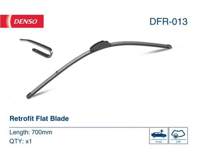 Щітка склоочисника безкаркасна (двірник) Denso Flat DFR-013 (700 мм)