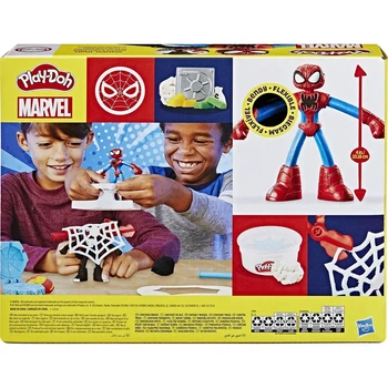 Набор для творчества Hasbro Play-Doh Marvel с массой для лепки Человек-паук (F9827)
