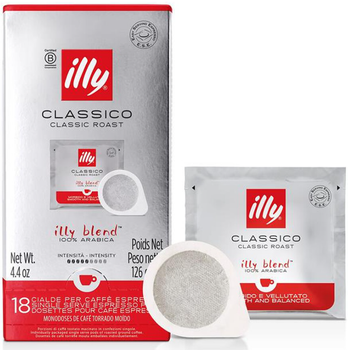 Кофе в чалдах ESE ILLY CLASSICO 100% Arabica (18 шт)