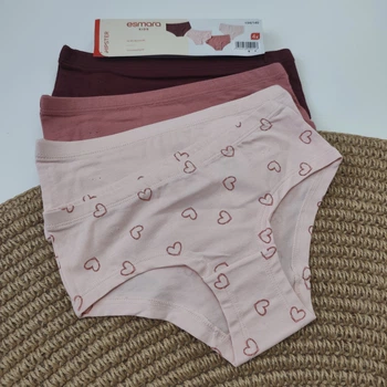 Труси хіпстери для дівчинки Pepperts by Esmara Kids набір 4 шт BS001367, розмір 134-140