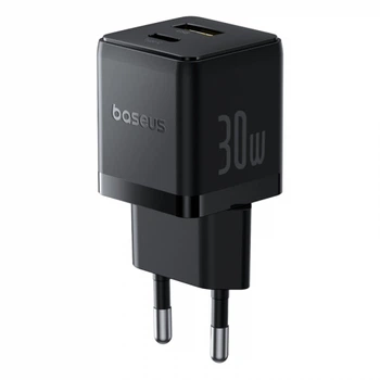 Мережевий зарядний пристрій Baseus Palm Type-C+USB 30W Black P1011160A113-00
