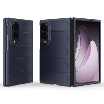 Силиконовый (TPU) чехол Deexe Terra Case (FF) для Samsung Galaxy Fold 8 - Dark Blue
