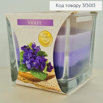 Аромасвічка стакан VIOLET 170 г/32год. BISPOL