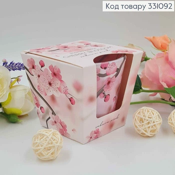 Аромасвічка стакан CHERRY BLOSSOM (sakura pink), 115г/30год. горіння