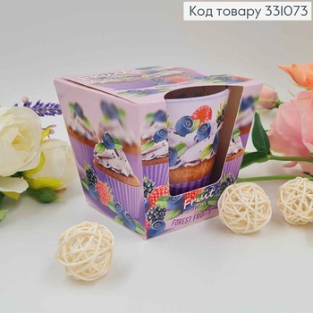 Аромасвечка стакан Fruit muffins FOREST FRUIT, 115г/30часов горения