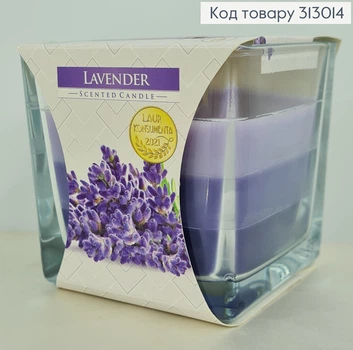 Аромасвечка стакан LAVENDER 170 г/32год. BISPOL