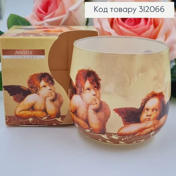 Аромасвечка стакан BISPOL Ангел 100 г/ 20 часов