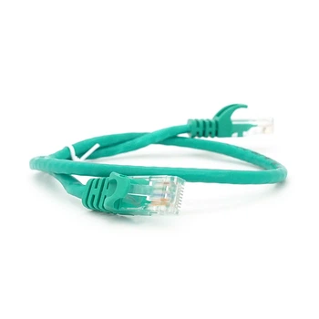 Патч-корд литой RITAR, UTP, RJ45, Cat.5e, 0.5m, зеленый, Cu (медь)