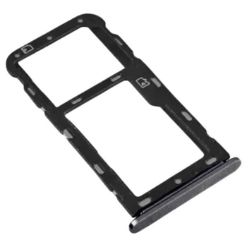 Держатель SIM-карты ZTE Blade A76 (Z2474), С разъемом на карту памяти, Черный - 734995