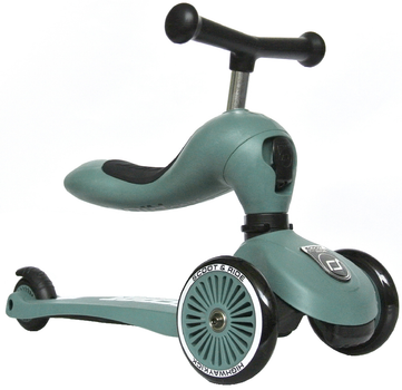 Самокат Scoot and Ride Highwaykick-1 серо-зеленый (SR-160629-FOREST) (4897033962698)