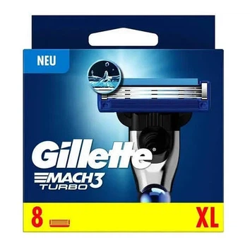Сменные катриджи Gillette Mach-3 Turbo 8шт/уп
