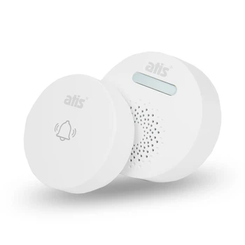 Бездротовий дверний дзвінок ATIS Doorbell AD300 з кнопкою (306043)