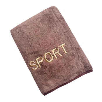 Полотенце из микрофибры SPORT 45×90 см, коричневое, арт 020835, 1 шт