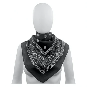 Хустка ковбойська SETA Decor 18-227BLK-WT