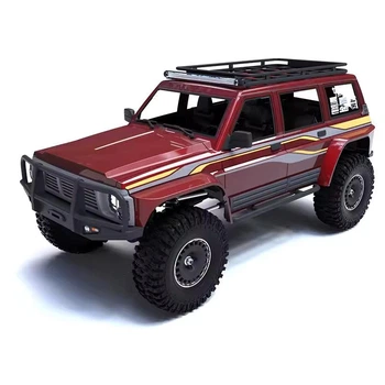 Машинка на радіокеруванні Nissan Patrol Y60 YIKONG YK4107Pro 1:10 4WD RTR Brushless RC Crawler RED + акумулятор 2S lipo 5000+ mAh в комплекті колір червоний