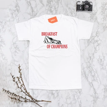 Футболка мужская "BREAKFAST OF CHAMPIONS" M