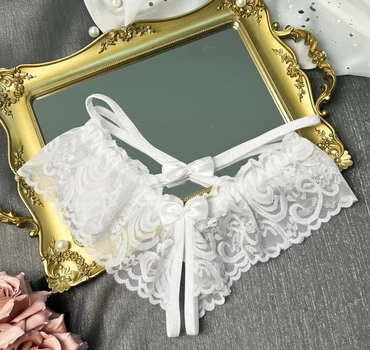 Сексуальні трусики "Вільний Доступ" здоступом еротична білизна Sexy S/M/L Білий (8078)