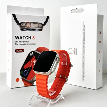 Смарт-годинник Smart Watch GT9 Ultra для дорослих 49 мм силіконовий Помаранчевий