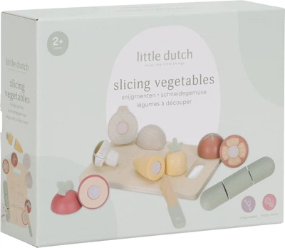 Ігровий набір Little Dutch Обробна дошка з овочами FSC LD2505 (8713291225053)