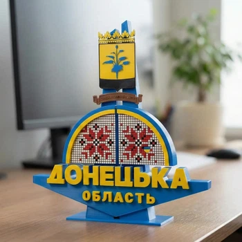Подарункова стела сувенір Донецька область