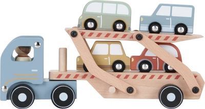 Ігровий набір Little Dutch Автовоз із машинками FSC LD7095 (8713291770959)