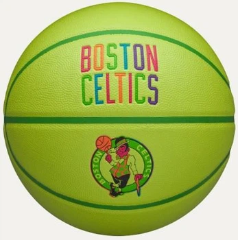 Баскетбольный мяч Wilson NBA Team Neon Boston Celtics размер 7 композитная кожа (WZ4037401XB)