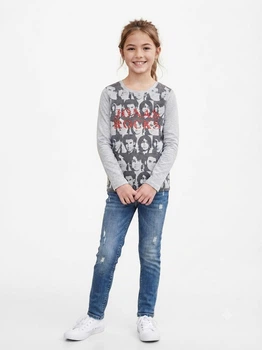 Лонгслів дитячий Disney Jonas Rocks 134-140cм Сірий (1786)