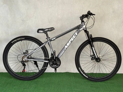 Горный велосипед CrossBike Aspect, алюминиевая рама 15 дюймов, колеса 27,5 дюймов, дисковые тормоза, подходит на рост от 155 см