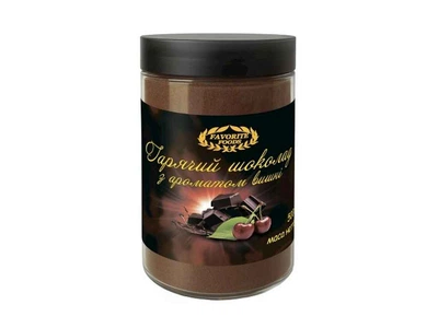 Гарячий шоколад FAVORITE FOODS 500г Вишня пет-банка
