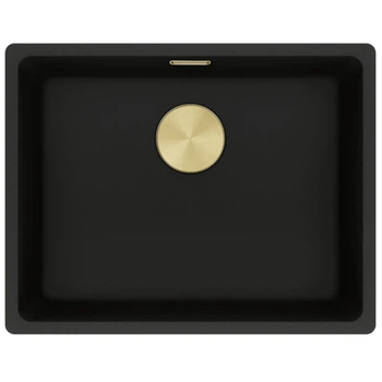 Кухонна мийка Franke Maris MRG 110-52 Gold Edition гранітна під стільницю Чорний Матовий 125.0755.505