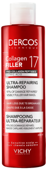 Szampon do włosów suchych Vichy Dercos Collagen 17 Filler regeneracyjny 200 ml (3337875921008)