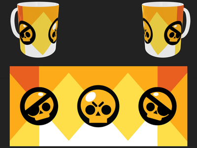 Чашка Бравл Старс 330 мл Brawl Stars Бравлстарс