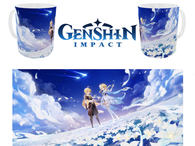 Чашка геншин імпакт 330 мл genshin impact 01