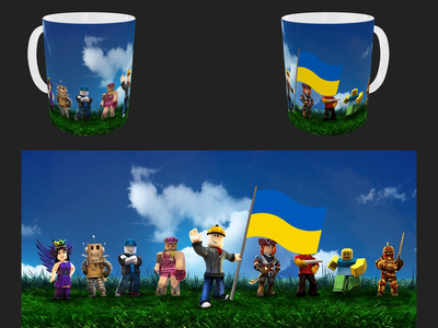 Чашка Роблокс 330 мл подарок ребенку на праздники Roblox CUP_66